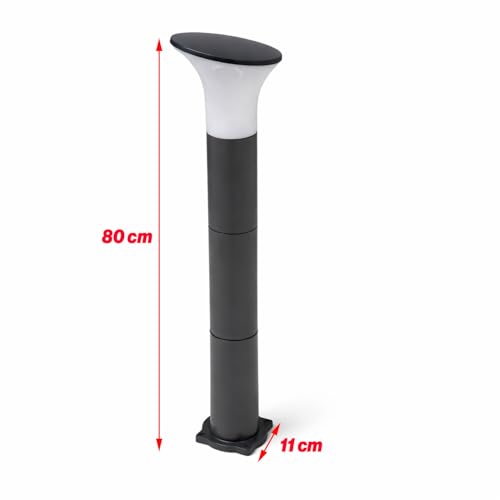 KUĞU Set Üstü Bahçe Duvar Armatürü 80 cm Modern Dış Mekan Aydınlatma Aplik Villa Duvar Lambası