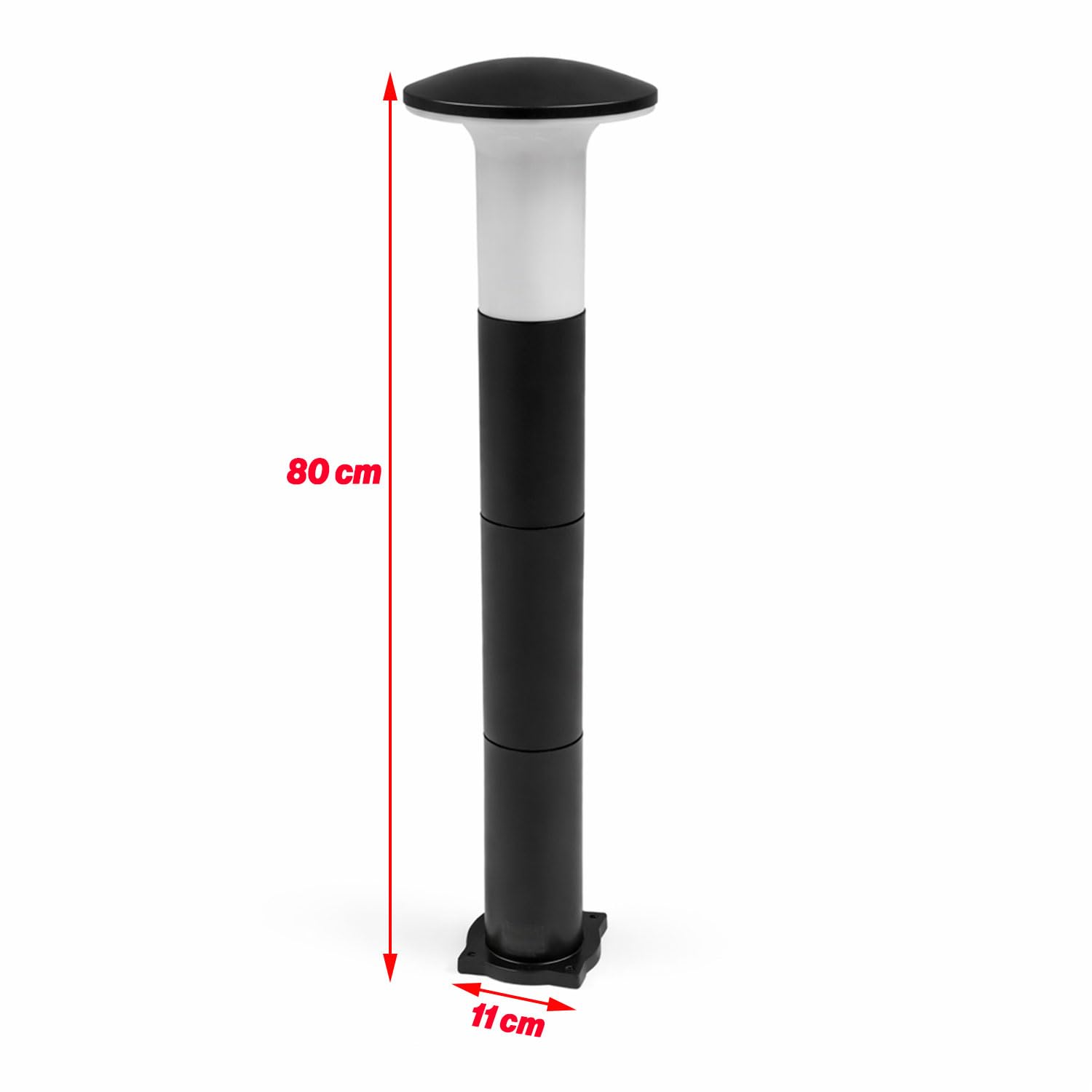 MANTAR Set Üstü Bahçe Duvar Armatürü 80 cm Aplik Modern Dış Mekan Aydınlatma Bahçe Duvar Lambası