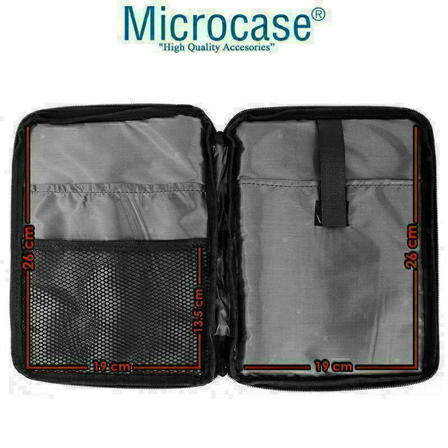 Microcase Samsung S10 FE Plus Tablet için Türkçe Bluetooth Klavye+Mouse+Tablet Standı-Siyah AL8126