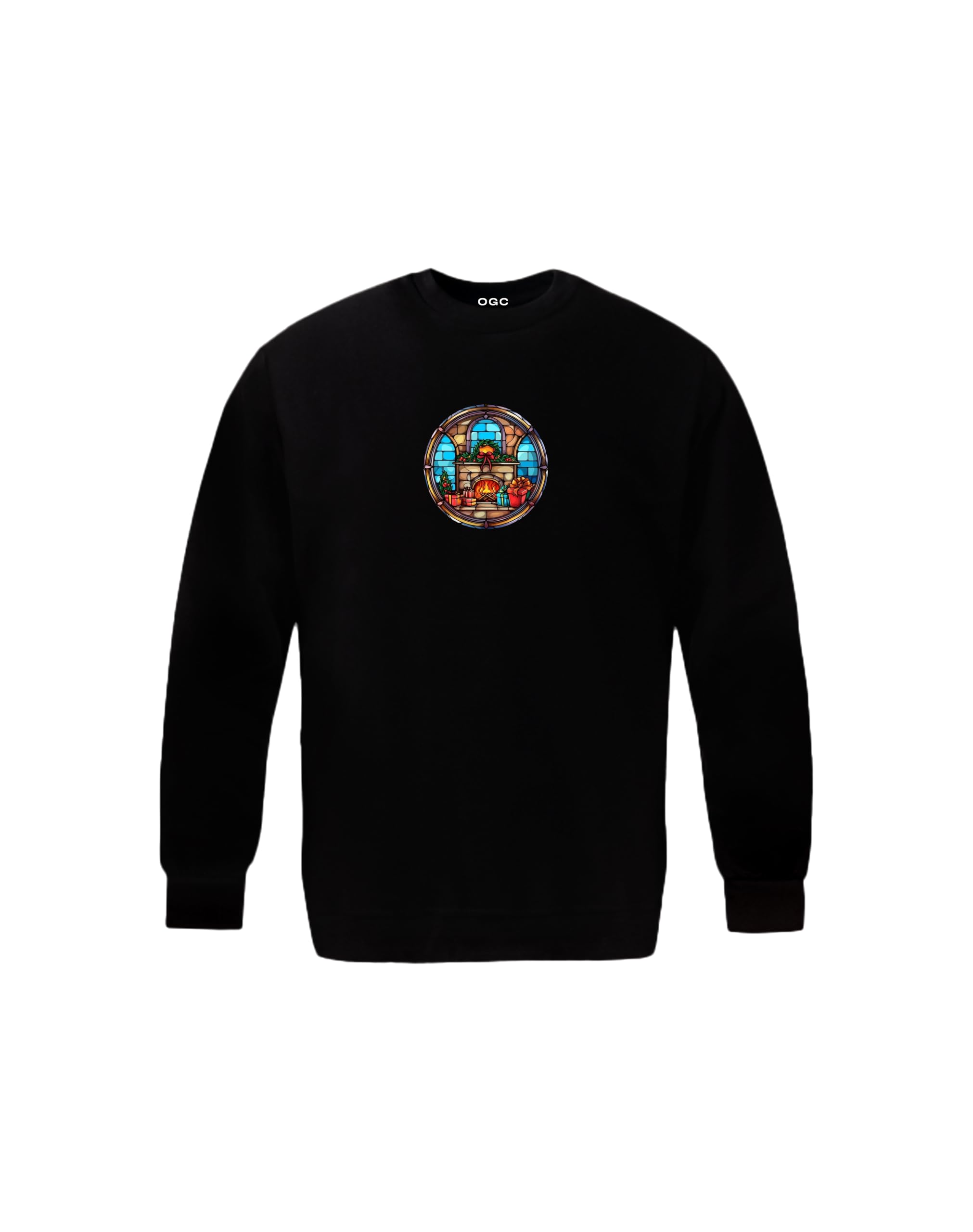 Şömine Unisex Sweatshirt (50, Siyah, 2XL)