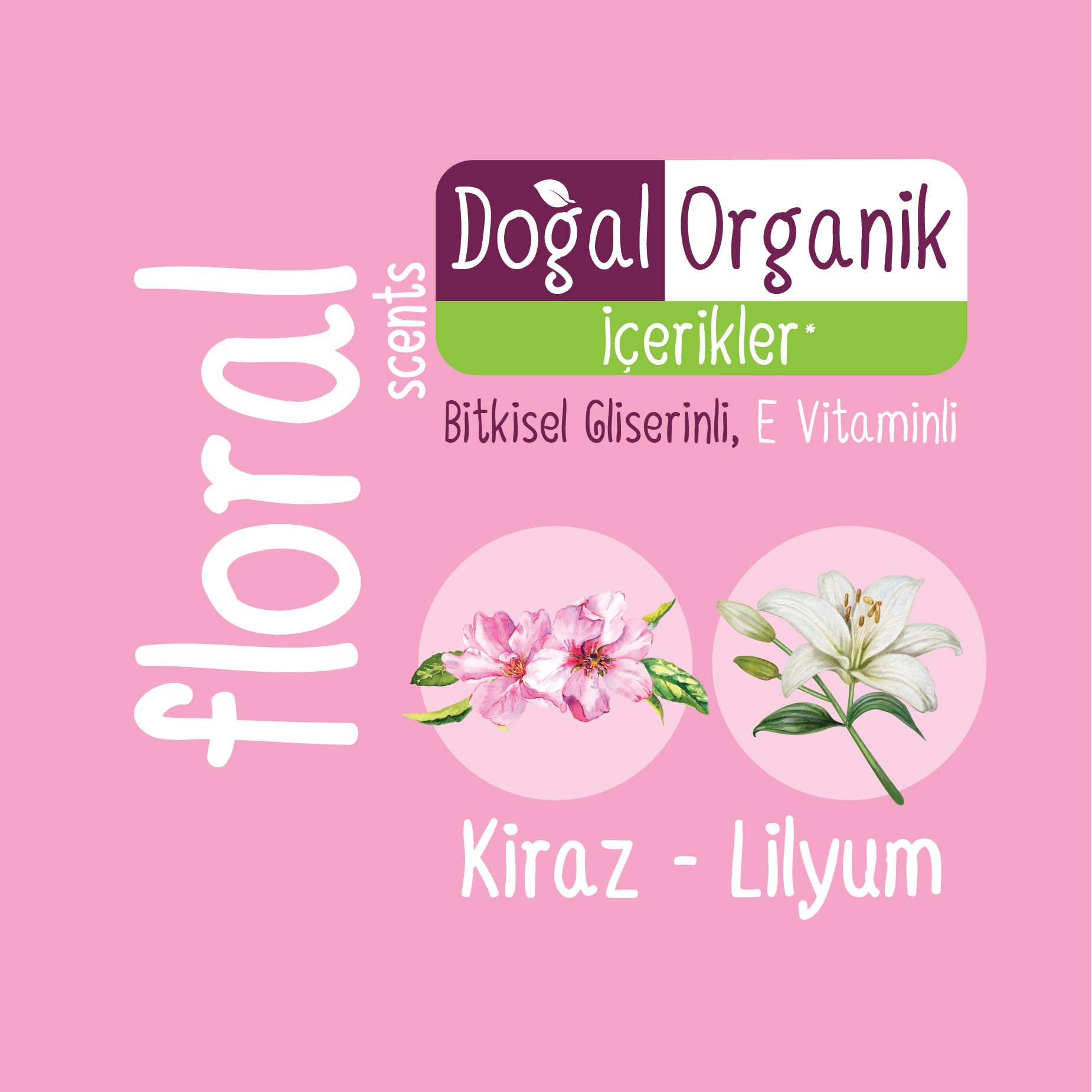 Sleepy Floral Kişisel Bakım Havlusu 3x100 (300 Yaprak)
