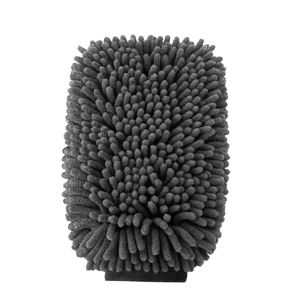 Kyrotech 2’li Mikrofiber Araç Yıkama ve Kurulama Eldiveni Seti, Yüksek Emici Oto Temizlik Bezi, Çizmez, Tüy Bırakmaz, İz Yapmaz, Oto Kurutma, Araç Detay, SUV, Binek, Motosiklet Uyumlu Asorti Renk