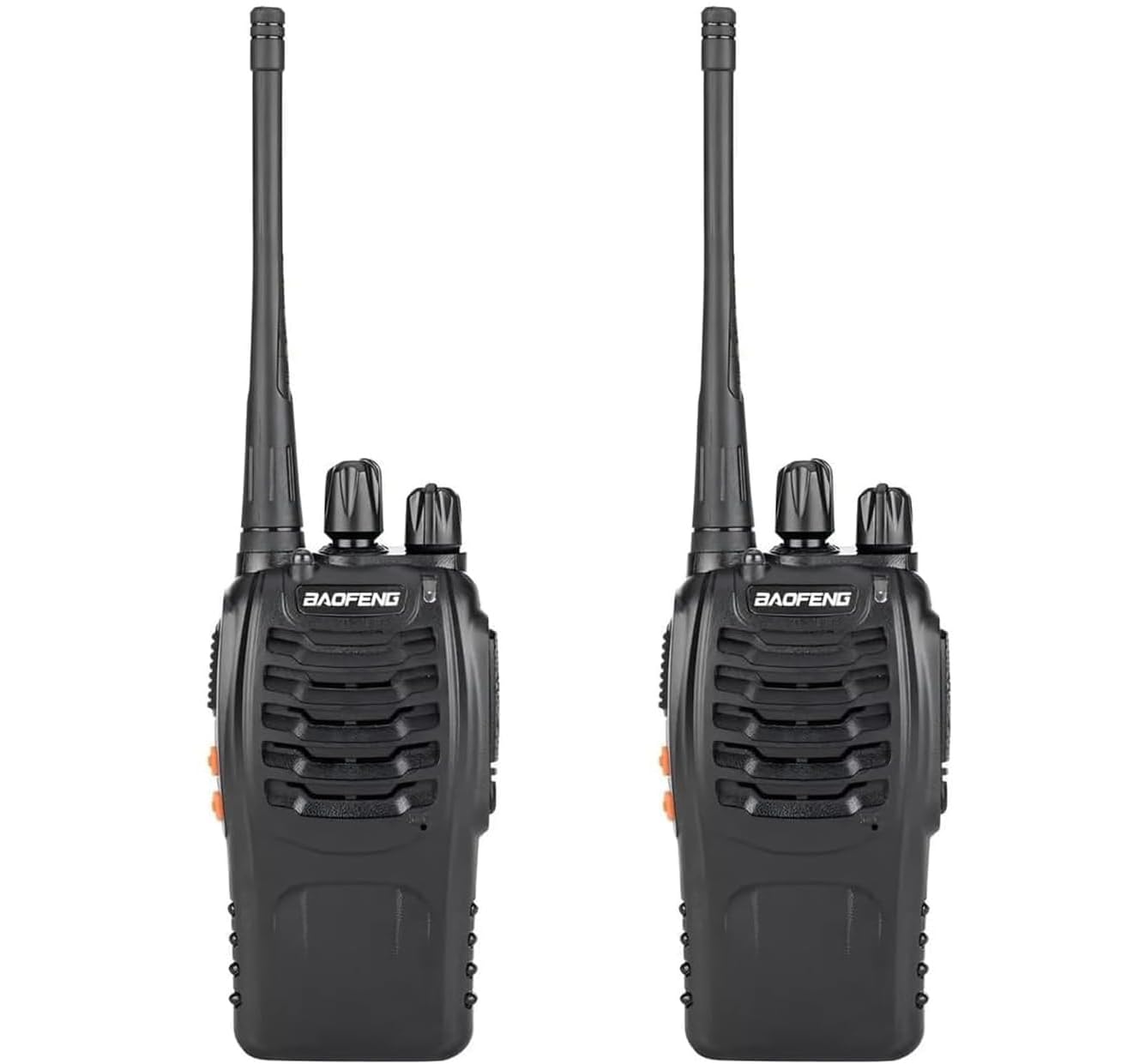 Coverzone 2 Adet BF-888S PMR446 El Telsizi 16 Kanal 446MHz-446.2Mhz 0.5W VOX CTCSS DCS Gürültü Azaltma Uzun Menzil Dahili Fener Şarjlı Batarya Walkie Talkie, 140 gr