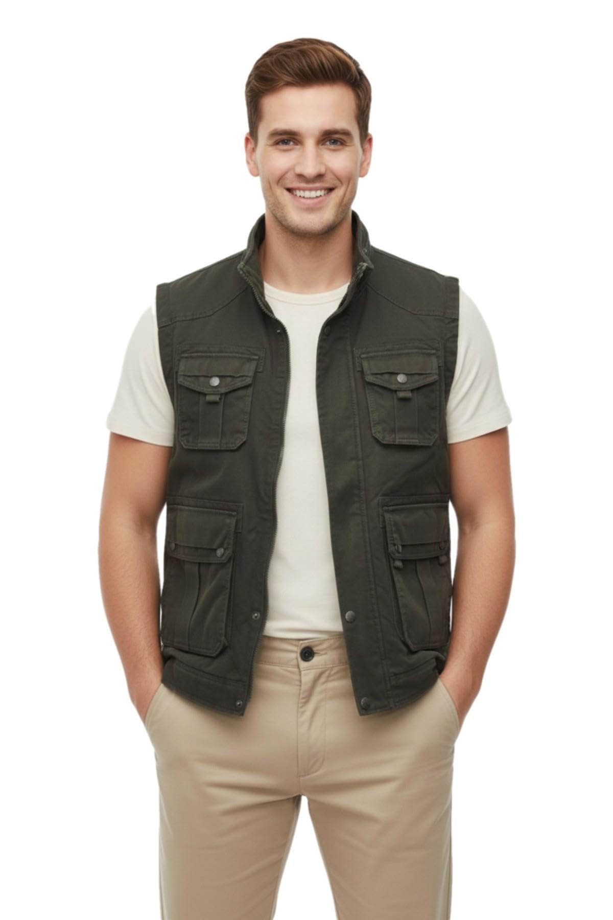 Erkek Kışlık İçi Peluş Spor Avcı Yelek 4100 BGL-ST04996