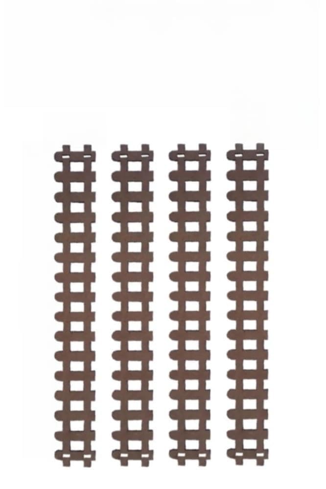 Ahşap Maket Çit 30x4 cm Boyanabilir 4 Adet Minyatür Bahçe Çiti Dekoratif Tasarım Okul Hobi Proje