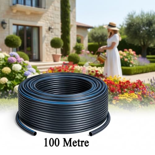 Termo Kauçuklu Bahçe Hortumu 100 Metre Dayanıklı 3 Katlı Sağlam Su Sulama Yıkama Hortum 12.5 mm 1/2"