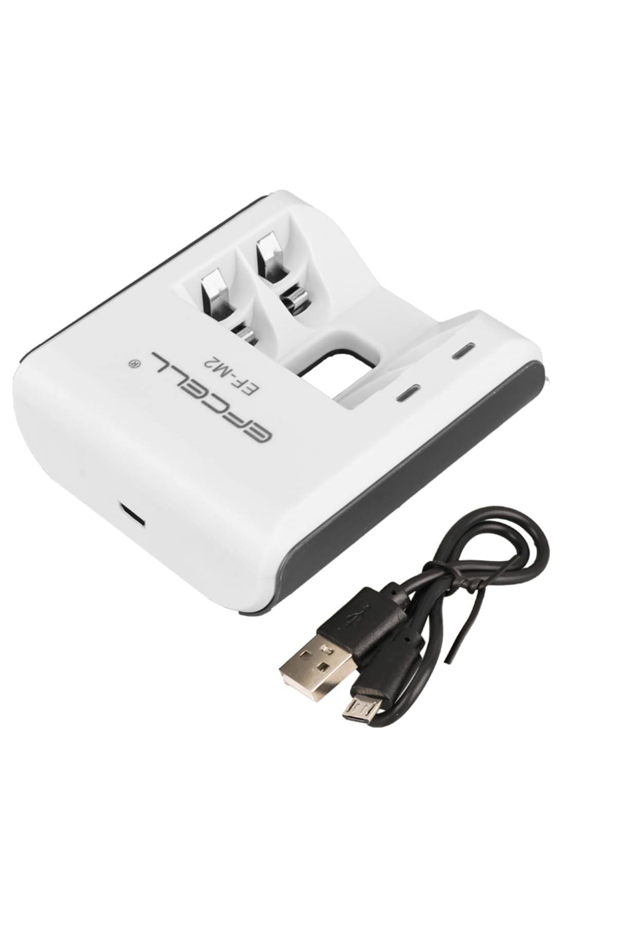 Derwell Efcell M2 AA/AAA 2'li Pil Şarj Cihazı USB Input Battery Charger, DrwlEfcllŞarj1x