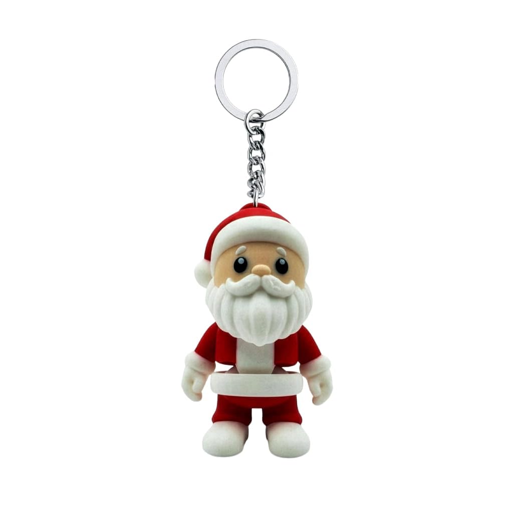 Sevimli Noel Baba Anahtarlık Ağaç Süsü ve Yılbaşı Hediyesi | Hoho