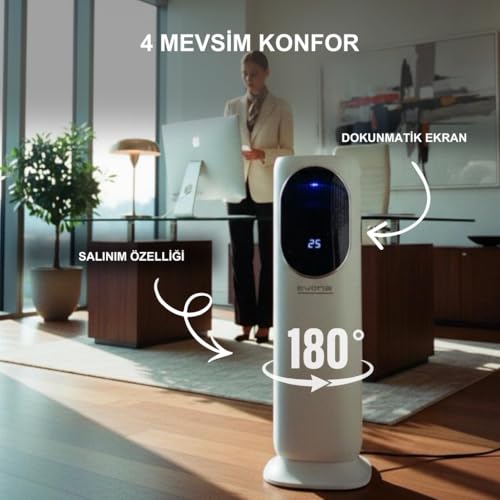 Evona Dört Mevsim Isıtıcı & Soğutucu & Fanlı Kule Tipi Klima | Isıtıcılar ve Elektrikli Soba