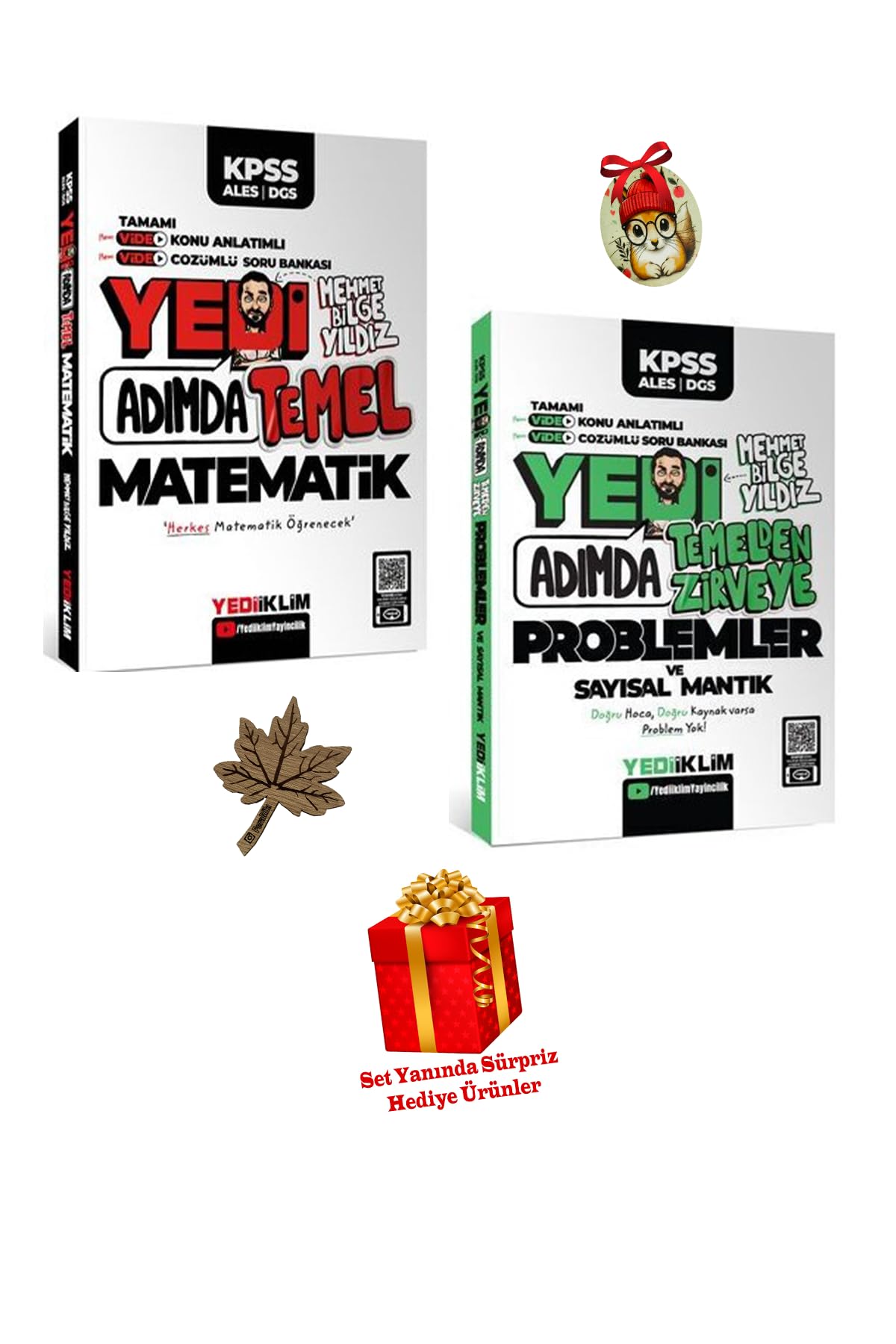 Yediiklim Yayınları Mehmet Bilge Yıldız 7 Adımda Temel Matematik Problemler Konu Anlatımlı Soru Bankası Seti (4 HEDİYE)
