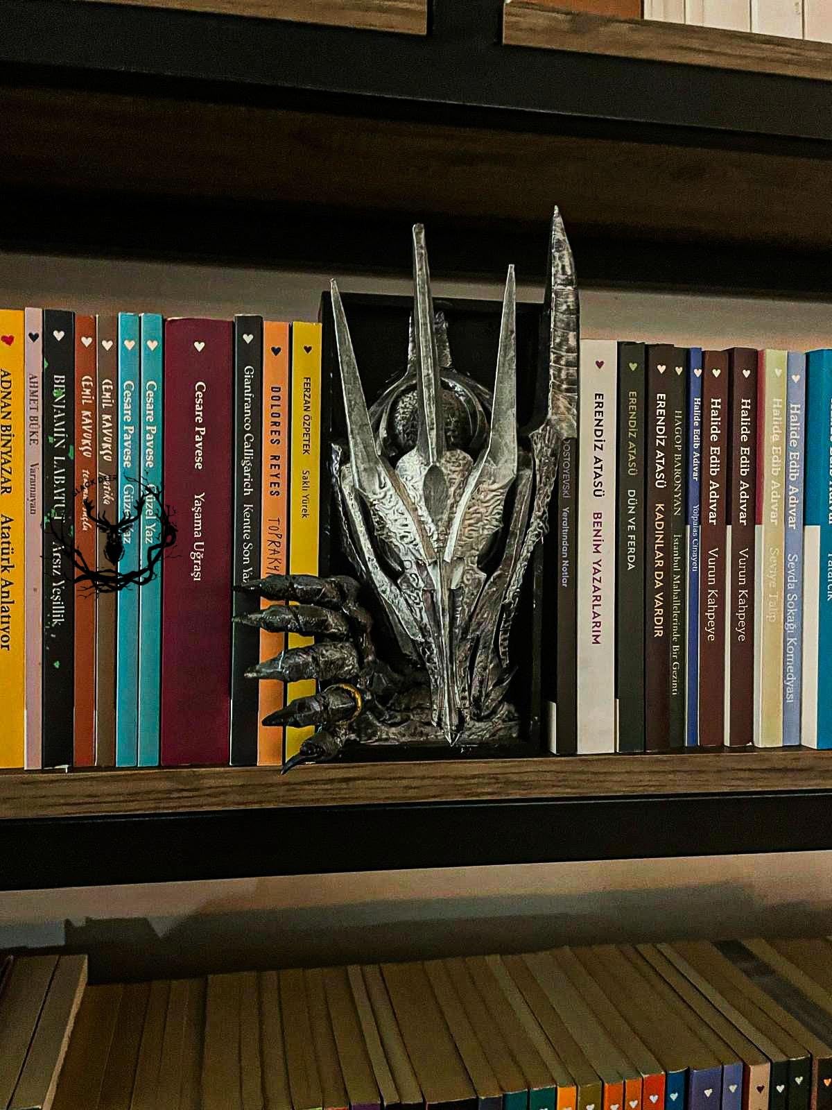 Dekoratif Kitaplık Rafı Eklentisi, 20 cm Yüksekliğinde, Kitap Severler ve Ev Kütüphanesi için Sahne
