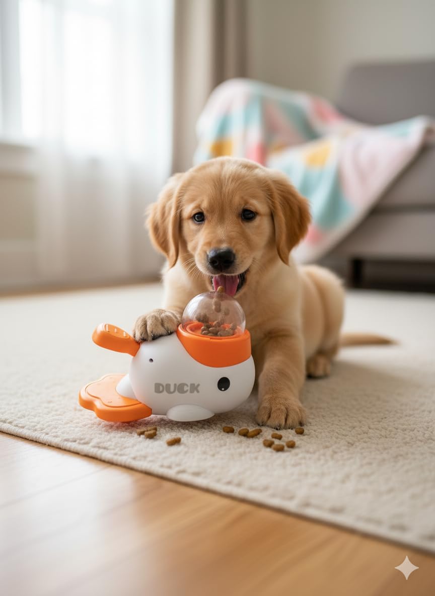 Köpekler İçin Akıllı Etkileşimli Ödül Mama Dağıtıcı Oyuncak - Basmalı Eğitimli Eğlence Oyunu