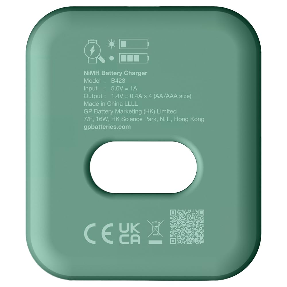 GP Batteries B423 USB Pil Şarj Cihazı 4 Adet 2600 AA Kalem Pilli Set
