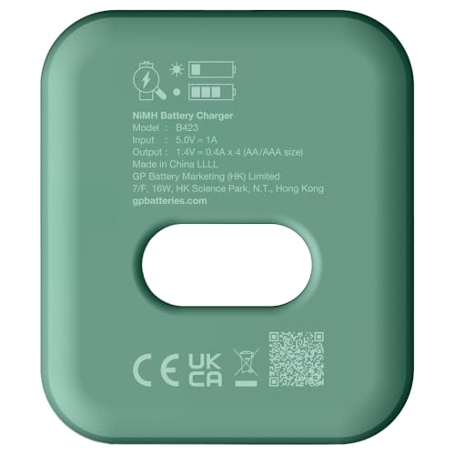 GP Batteries B423 USB Pil Şarj Cihazı 4 Adet 2600 AA Kalem Pilli Set