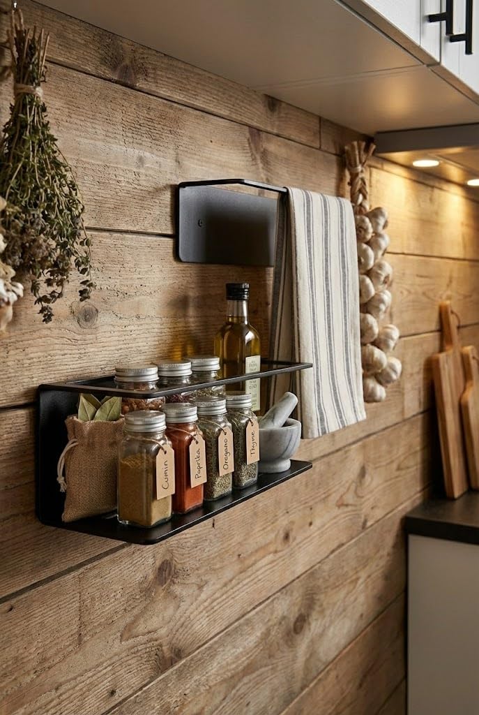 Orret Home Yapışkanlı Banyo Organizer Rafı – Paslanmaz Siyah Metal Duvar Tipi Raf – Delmeden Montajlı Suya Dayanıklı Duş Rafı – Mat Siyah Modern Duvar Organizeri Şampuanlık Sabunluk (Organizer Raf)
