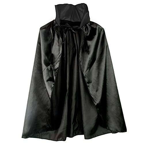 BulutRetail Siyah Renk Yakalı Halloween Pelerini 90 cm
