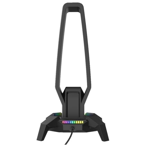Rampage RM-H27 IGRIS Type-C RGB Siyah Kulaklık Standı RM-H27 IGRIS SIYAH