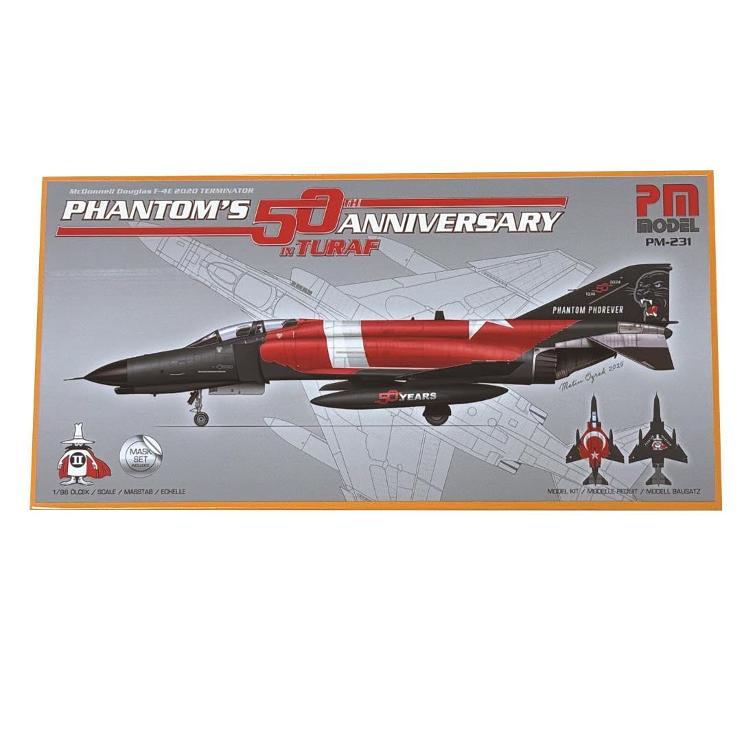 F-4 E Phantom 50th Anniversary in TURAF 2 PM Model