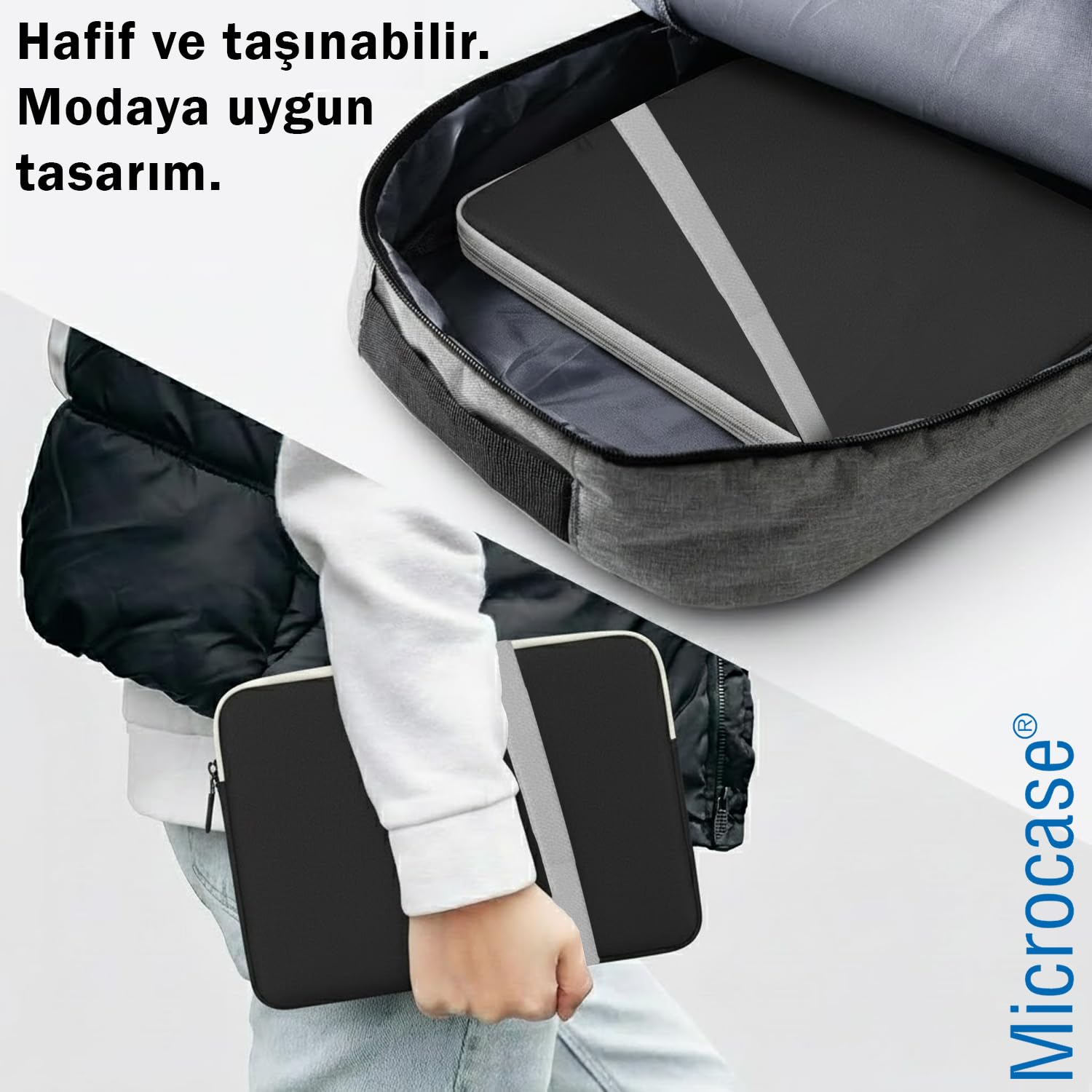 Microcase Lenovo Idea Tab 11 inch Tablet / K11 2nd gen Tablet ile Uyumlu Çok Amaçlı Sleeve Tipi 10-1