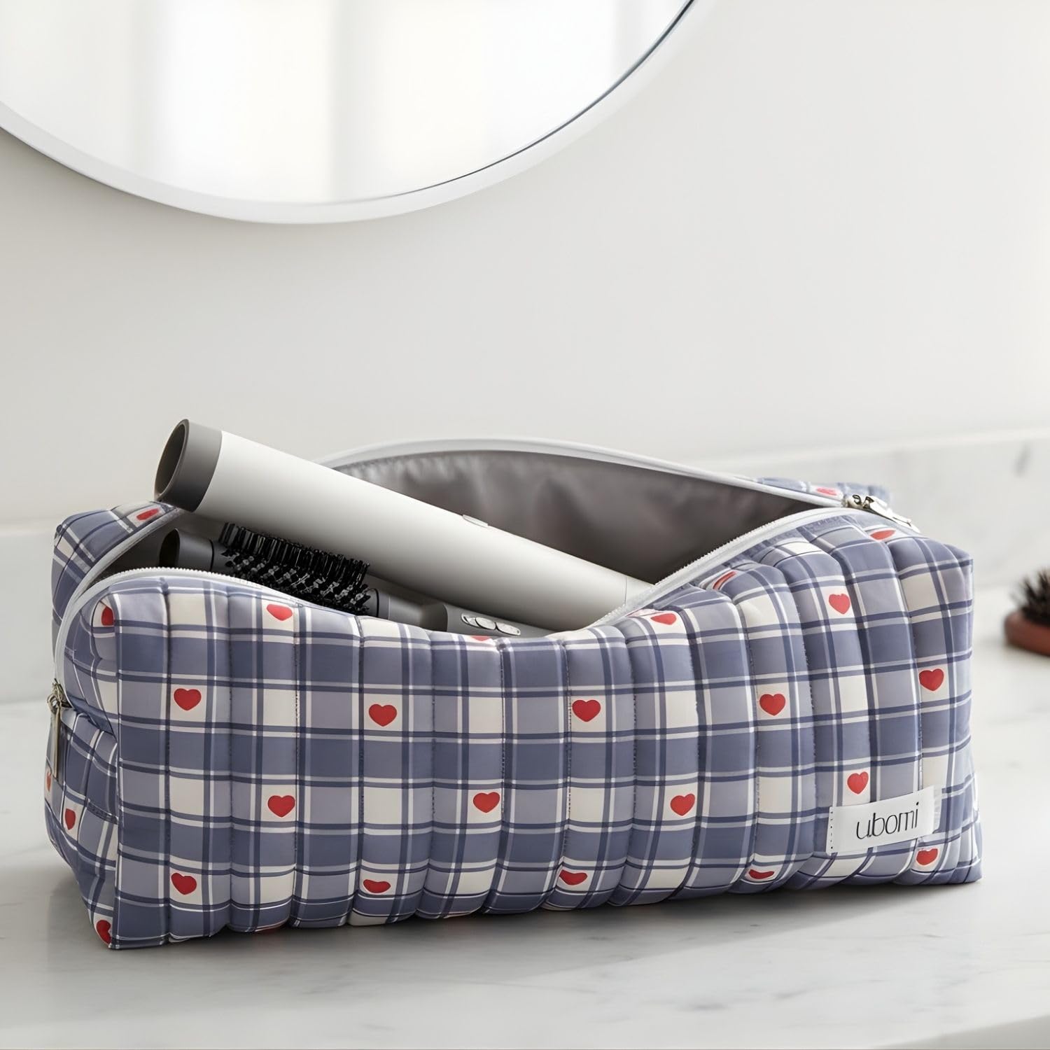 Ubomi Petty Airwrap Ve Tüm Saç Şekillendiriciler İçin Seyahat Çantası-Büyük Boy