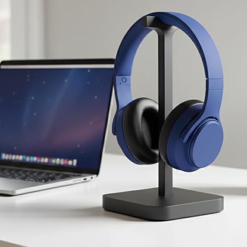Dekoratif Kulaklık Tutucu, Gamer Kulaklık Standı 22 CM, Oyun Severler ve Ses Tutkunları İçin Mükemmel Çözüm