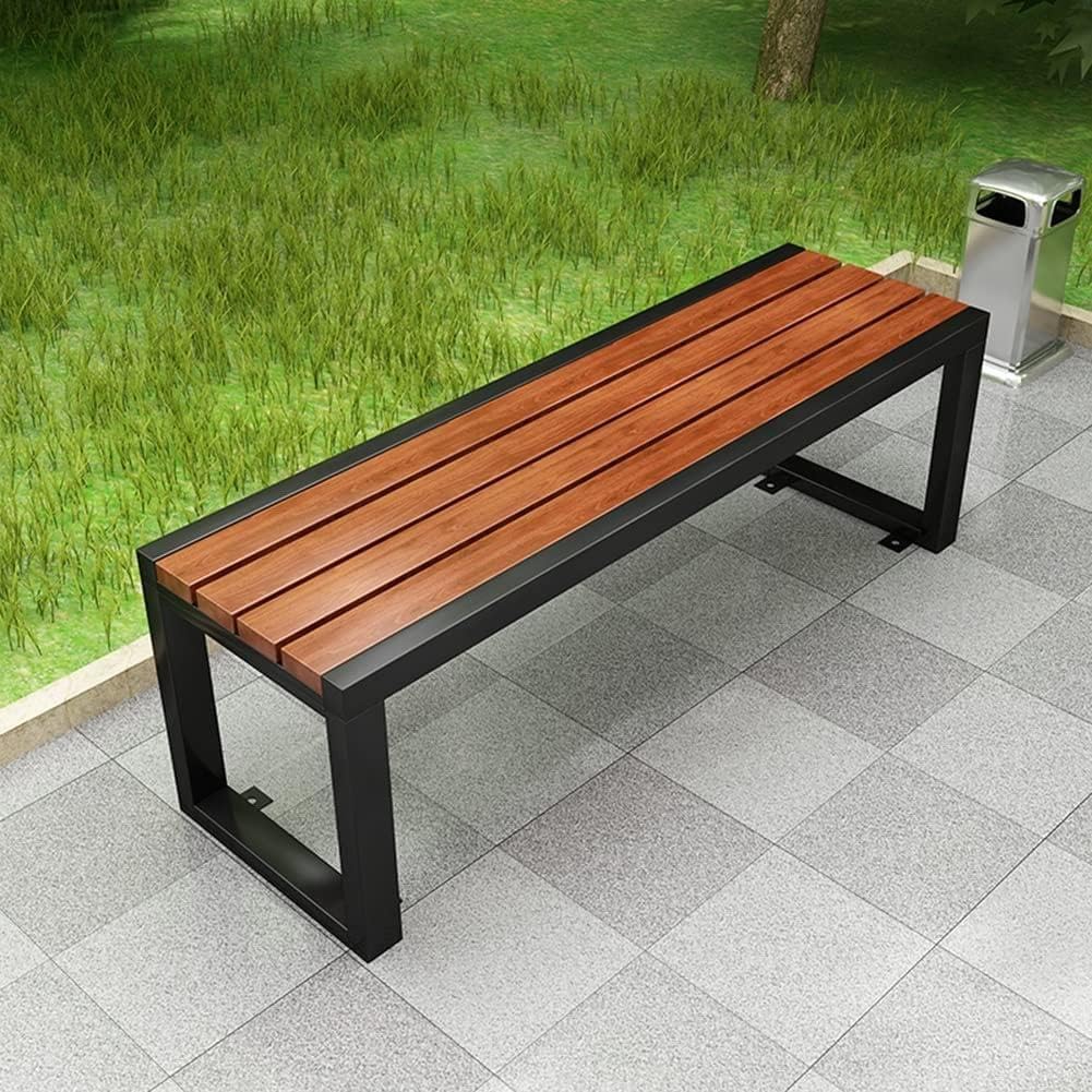 Metal Doğal Ağaç Masif Bank Bench Oturma Koltuğu Bekleme Salonu Ofis Yemek Masası Bank & Bench 150 Cm