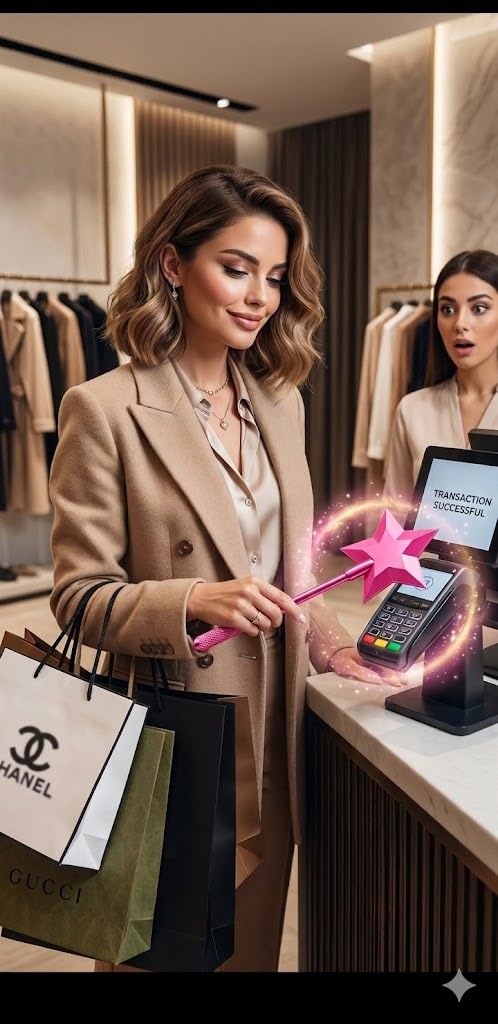 Sıradışı Sihirli Kredi Kartı Değneği – Temassız Ödeme İçin Peri Sopası Tasarımlı Kart Tutucu - Magic credit card wand sıradışı insanlara sıra dışı hediye tüm ilgiyi üzerine çeken ürün (mor)